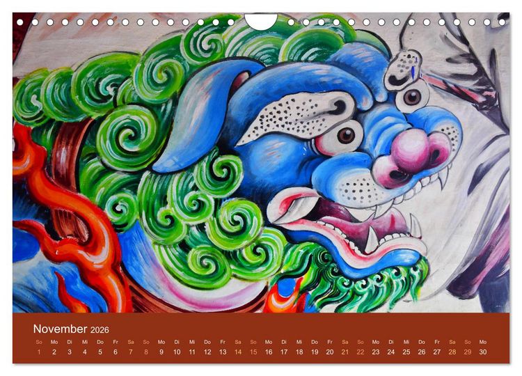 Produktbild: Buddhistische G&ouml;tter, G&ouml;tzen und D&auml;monen (Wandkalender 2026 DIN A4 quer), CALVENDO Monatskalender