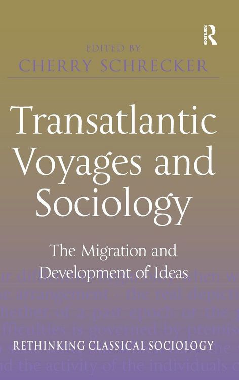 Produktbild: Transatlantic Voyages and Sociology