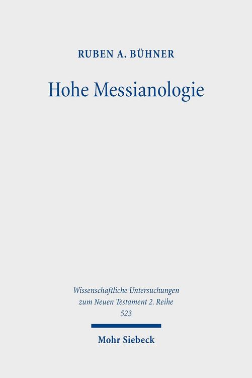 Produktbild: Hohe Messianologie