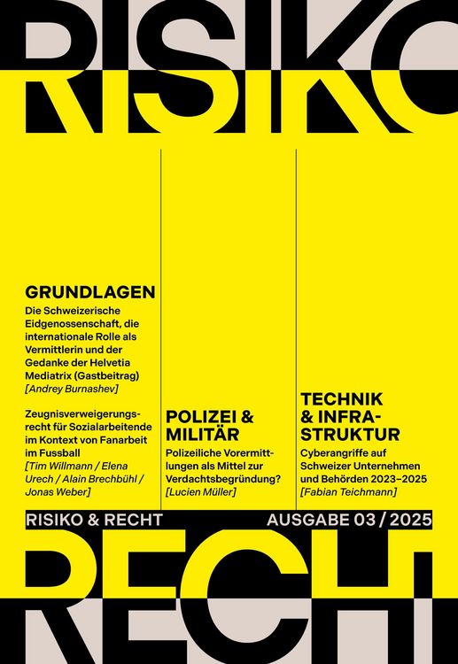 Produktbild: Risiko & Recht 03/2025