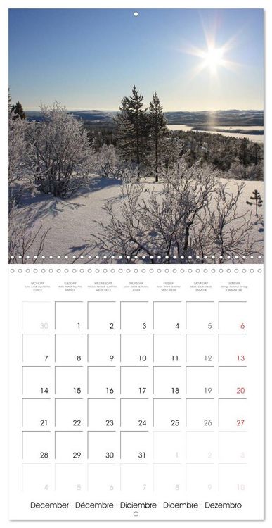 Produktbild: Norway Land of the Vikings and fairy tales (Wall Calendar 2026 12 &times; 12 Inch) CALVENDO 12 Month Wall Calendar