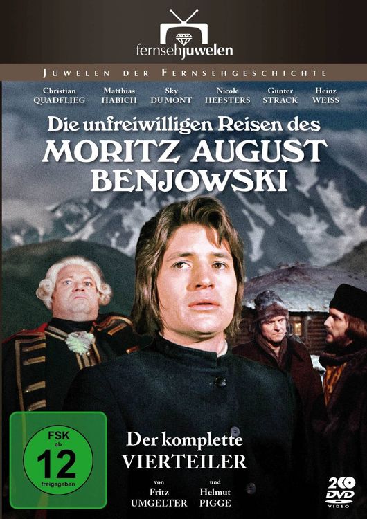 Produktbild: Die unfreiwilligen Reisen des Moritz August Benjowski - Der komplette Vierteiler (Fernsehjuwelen) [2 DVDs]