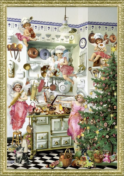 Produktbild: A4-Wand-Adventskalender &ndash; Nostalgische Adventsk&uuml;che