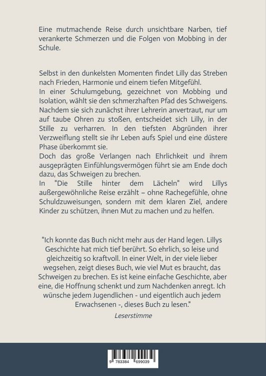Produktbild: Die Stille hinter dem L&auml;cheln