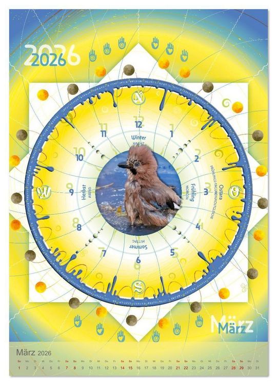 Produktbild: Jahreskreise (Wandkalender 2026 DIN A3 hoch), CALVENDO Monatskalender