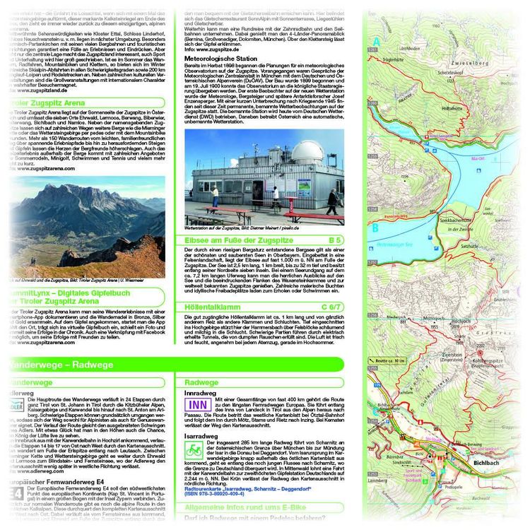 Produktbild: Publicpress Rad- und Wanderkarte Zugspitze, Wettersteingebirge, Mieminger Kette 1:35.000