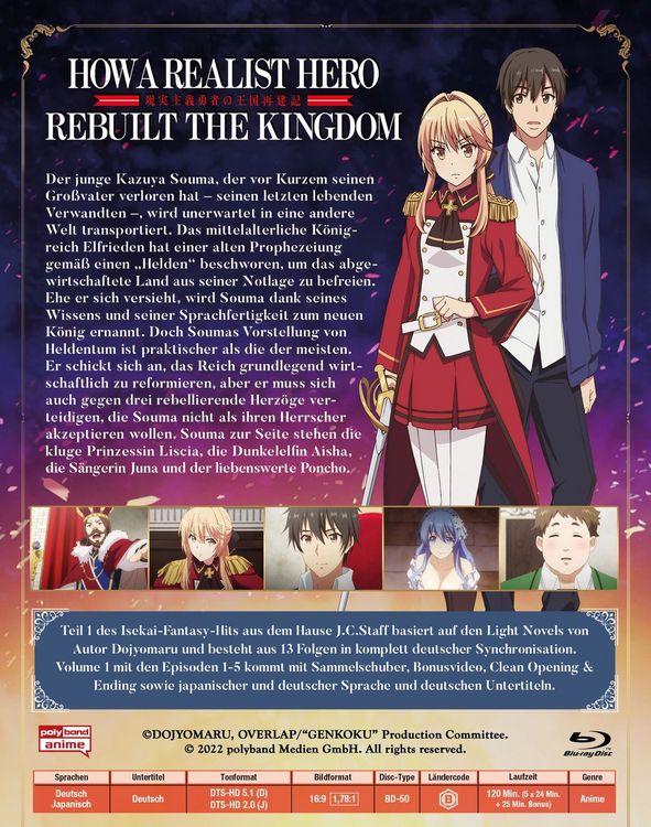 Produktbild: How a Realist Hero Rebuilt the Kingdom - Vol. 1 mit Sammelschuber LTD.