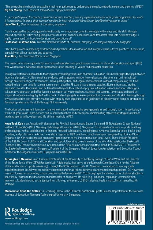 Produktbild: Coaching Values and Life Skills through Physical Education and Sports