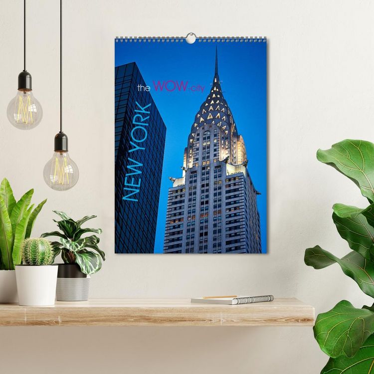 Produktbild: New York - the WOW-city (Wandkalender 2026 DIN A3 hoch), CALVENDO Monatskalender