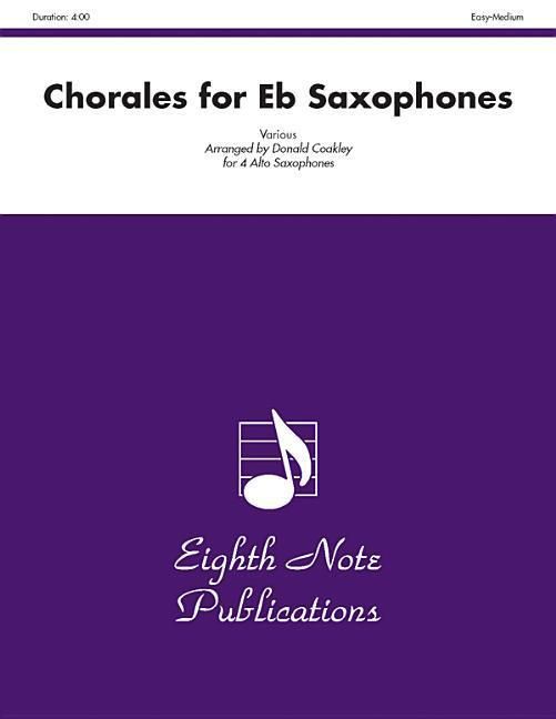 Produktbild: Chorales for E-Flat Saxophones