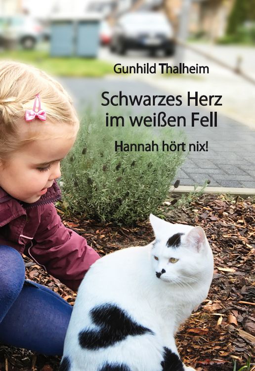 Produktbild: Schwarzes Herz im wei&szlig;en Fell