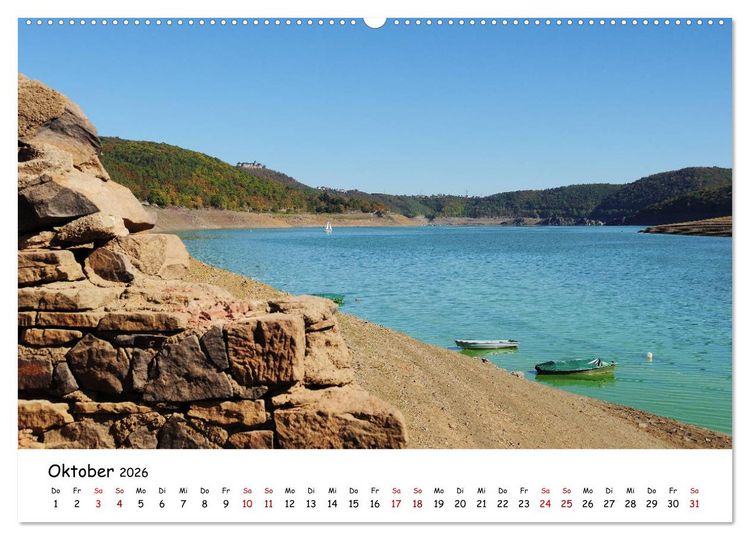 Produktbild: Der Edersee - Das Paradies in Nordhessen (hochwertiger Premium Wandkalender 2026 DIN A2 quer), Kunstdruck in Hochglanz