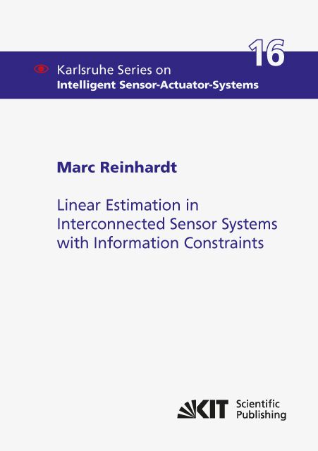 Produktbild: Linear Estimation in Interconnected Sensor Systems with Information Constraints
