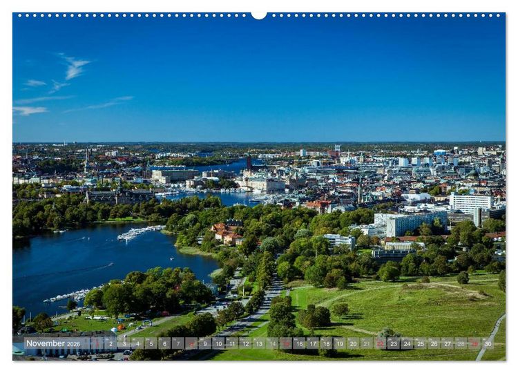 Produktbild: Stockholm - Nordische Sch&ouml;nheit (hochwertiger Premium Wandkalender 2026 DIN A2 quer), Kunstdruck in Hochglanz