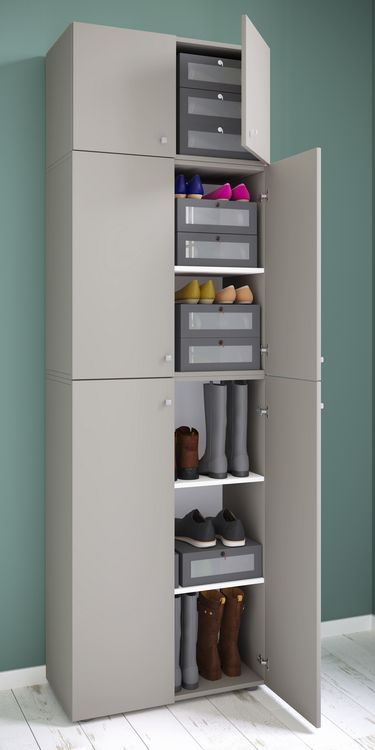 Produktbild: XXL Schuhschrank Kleiderschrank Schrank Lona 5f A