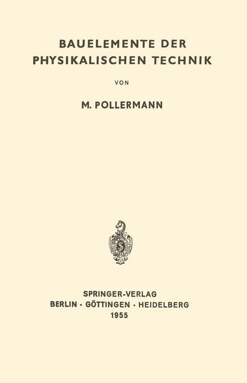 Produktbild: Bauelemente der Physikalischen Technik