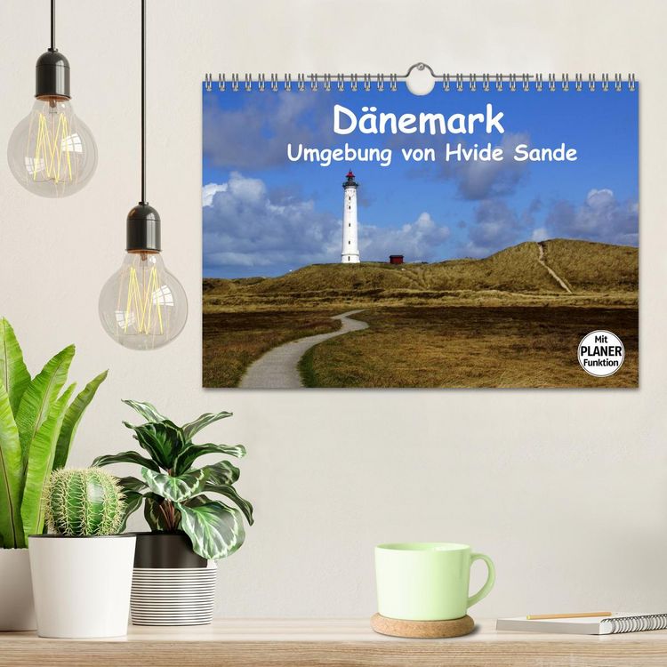 Produktbild: D&auml;nemark - Umgebung von Hvide Sande (Wandkalender 2026 DIN A4 quer), CALVENDO Monatskalender