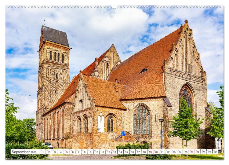 Produktbild: Hansestadt Anklam. Das Tor zur Insel Usedom (hochwertiger Premium Wandkalender 2026 DIN A2 quer), Kunstdruck in Hochglanz