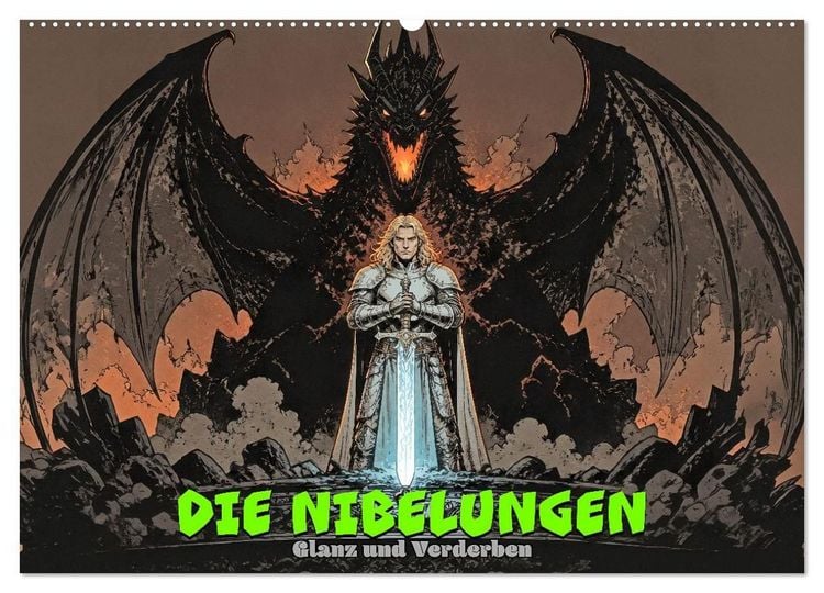 Produktbild: Die Nibelungen: Glanz und Verderben (Wandkalender 2027 DIN A2 quer), CALVENDO Monatskalender