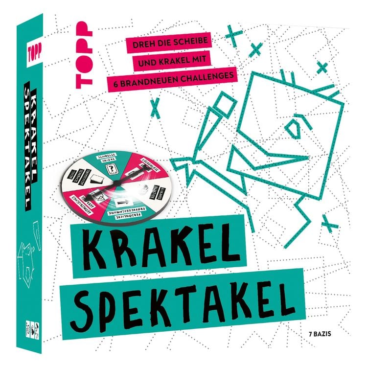 Produktbild: Krakel-Spektakel &ndash; Dreh die Scheibe und krakle mit 6 brandneuen Challenges