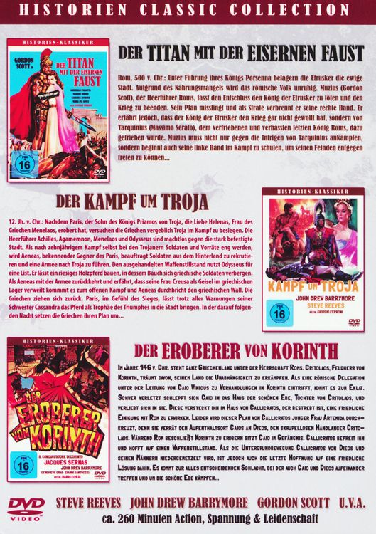 Produktbild: Historien Classic Collection [3 DVDs]