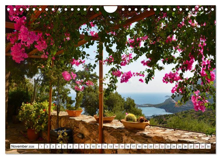 Produktbild: Idylle auf Kreta (Wandkalender 2026 DIN A4 quer), CALVENDO Monatskalender