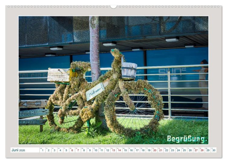 Produktbild: Das Fahrrad als ... (hochwertiger Premium Wandkalender 2026 DIN A2 quer), Kunstdruck in Hochglanz