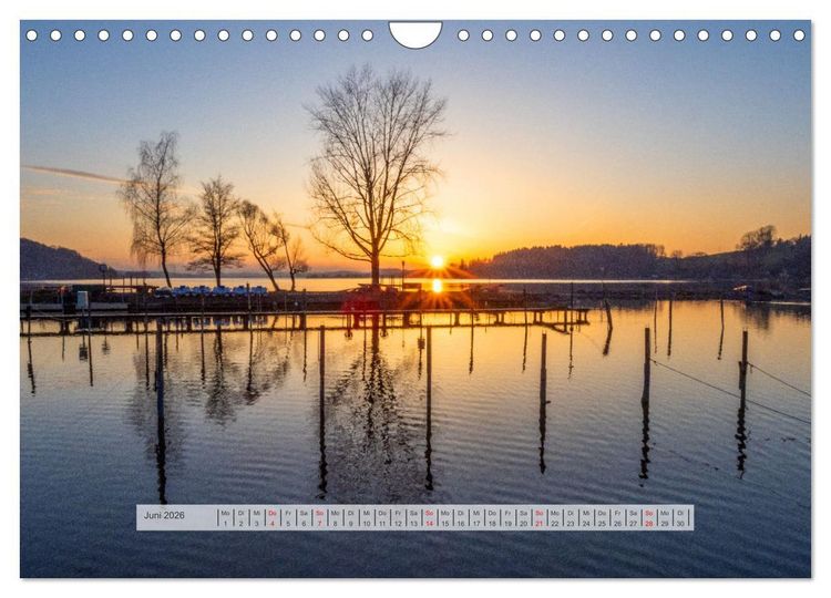 Produktbild: Rund um den Wallersee (Wandkalender 2026 DIN A4 quer), CALVENDO Monatskalender