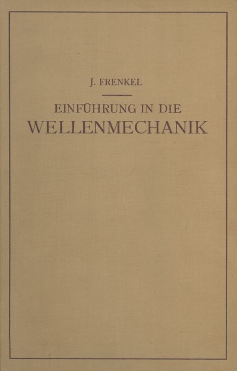 Produktbild: Einfuhrung in die Wellenmechanik