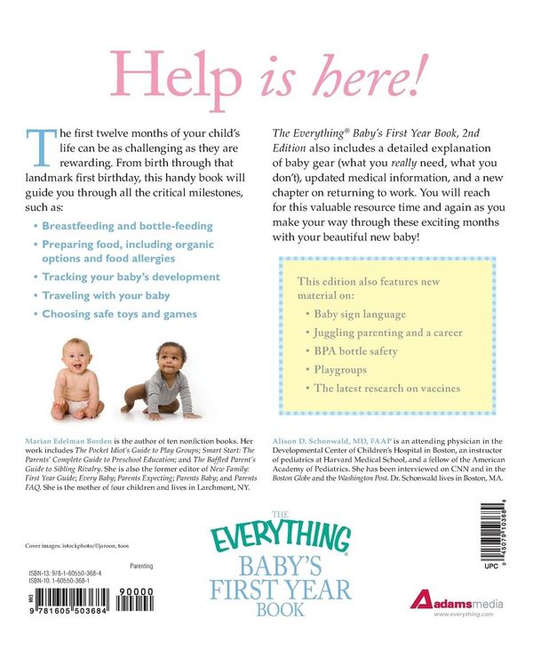Produktbild: The Everything Baby's First Year Book