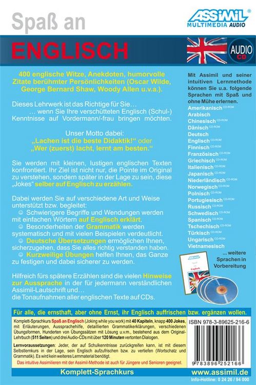 Produktbild: ASSiMiL Spa&szlig; an Englisch - MP3-KombiBox - Niveau B1-B2