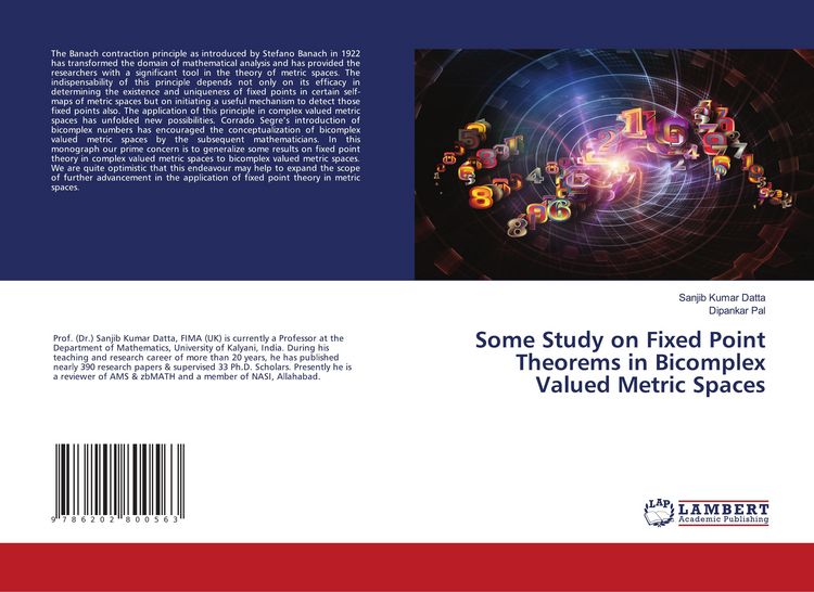Produktbild: Some Study on Fixed Point Theorems in Bicomplex Valued Metric Spaces