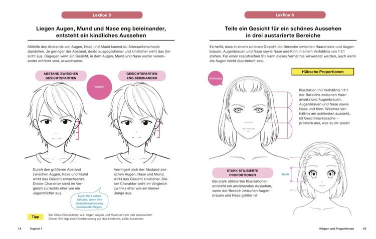 Produktbild: Grundkurs Manga-Charaktere in 600 Bildern