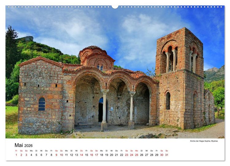 Produktbild: Wundersch&ouml;ne Highlights der griechischen Antike (Wandkalender 2026 DIN A2 quer), CALVENDO Monatskalender
