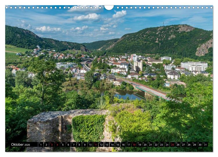 Produktbild: Nahe-Romantik: Bad M&uuml;nster am Stein-Ebernburg (Wandkalender 2026 DIN A3 quer), CALVENDO Monatskalender