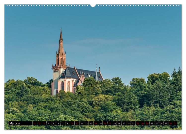 Produktbild: Hildegard von Bingen - Stationen (hochwertiger Premium Wandkalender 2026 DIN A2 quer), Kunstdruck in Hochglanz