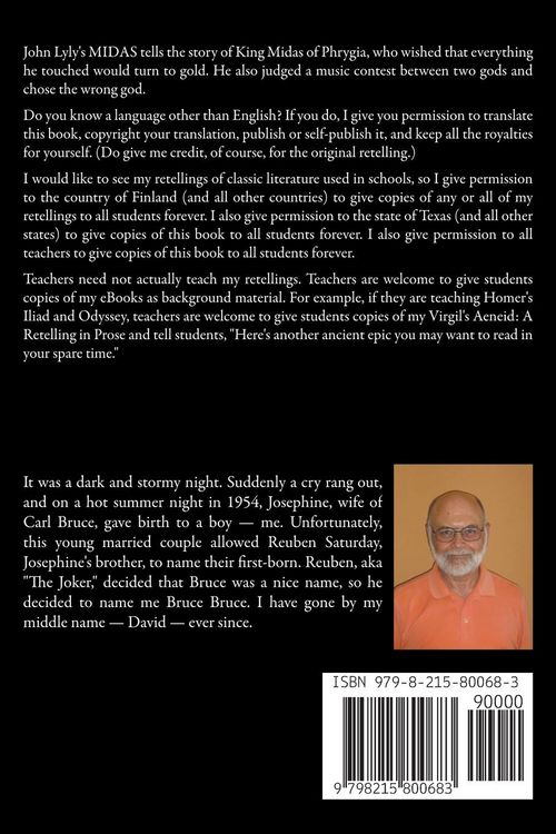 Produktbild: John Lyly's Midas