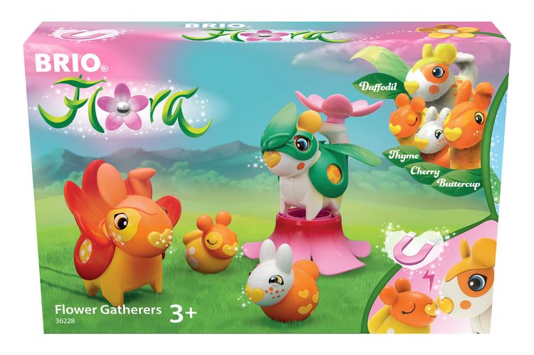Produktbild: BRIO Flora - 36228 Blumensammler | Spielset f&uuml;r endlosen fantasievollen Spielspa&szlig; f&uuml;r M&auml;dchen und Jungen ab 3 Jahren - wundersch&ouml;nes Geschenk