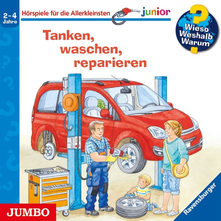Bild vom Artikel Wieso? Weshalb? Warum? junior. Tanken, waschen, reparieren vom Autor Frauke Nahrgang
