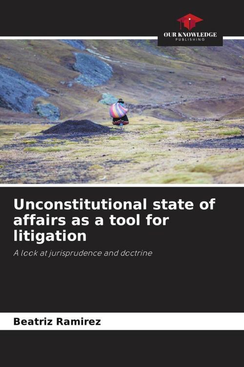 Produktbild: Unconstitutional state of affairs as a tool for litigation