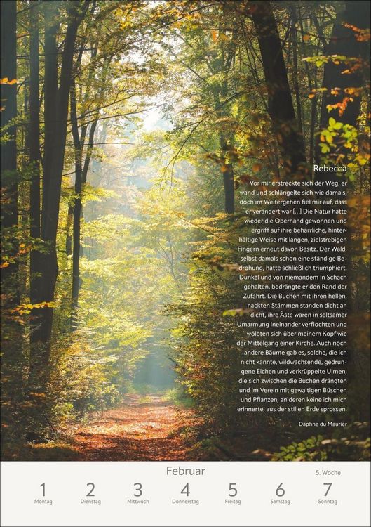 Produktbild: Literaturkalender Natur Wochen-Kulturkalender 2027