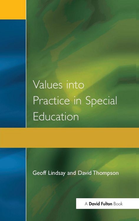 Produktbild: Values into Practice in Special Education