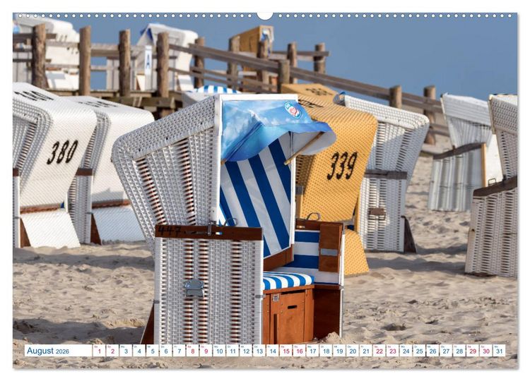Produktbild: St. Peter-Ording Stranderlebnisse (hochwertiger Premium Wandkalender 2026 DIN A2 quer), Kunstdruck in Hochglanz