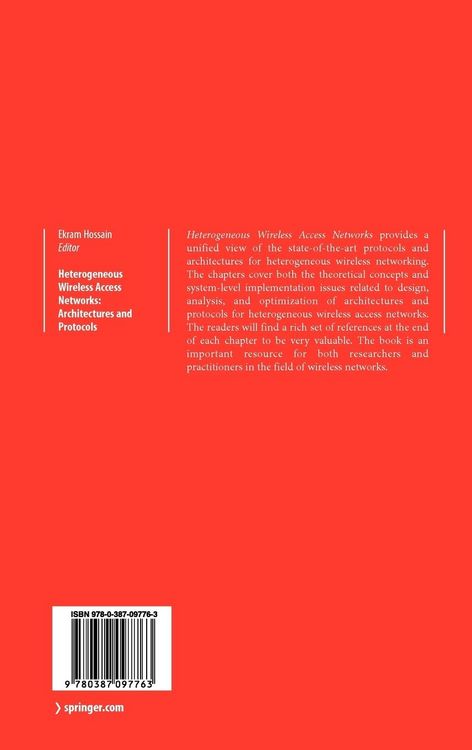 Produktbild: Heterogeneous Wireless Access Networks