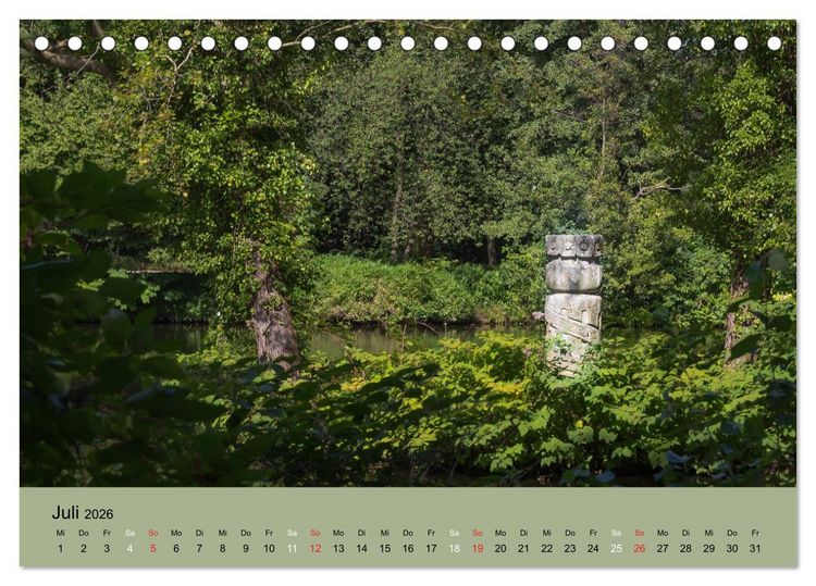 Produktbild: Gro&szlig;er Tiergarten Berlin - Von Dichtern und Komponisten (Tischkalender 2026 DIN A5 quer), CALVENDO Monatskalender
