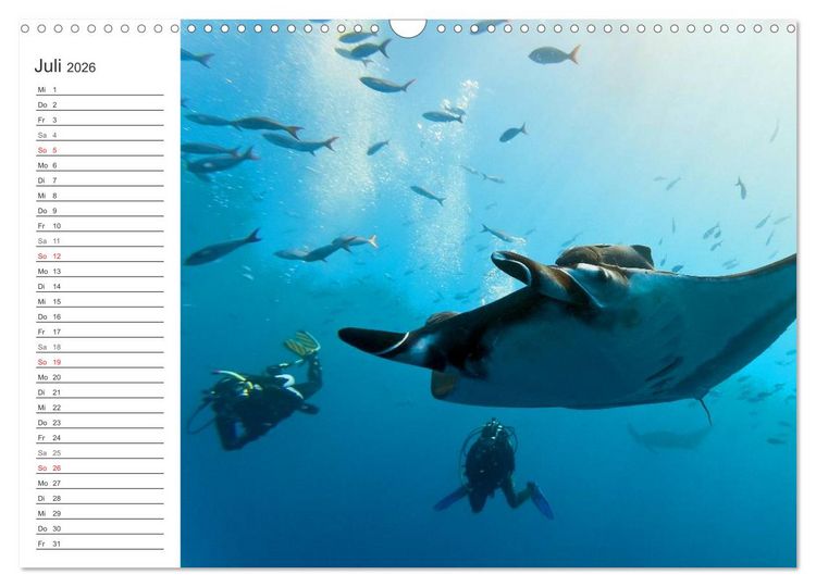 Produktbild: Malediven (Wandkalender 2026 DIN A3 quer), CALVENDO Monatskalender