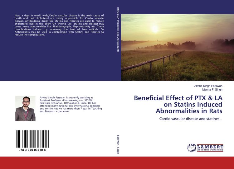 Produktbild: Beneficial Effect of PTX & LA on Statins Induced Abnormalities in Rats