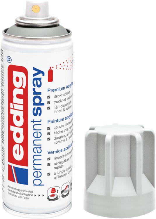 Produktbild: 5200 Permanent Spray, lichtgrau matt, 200ml Premium Acryllack
