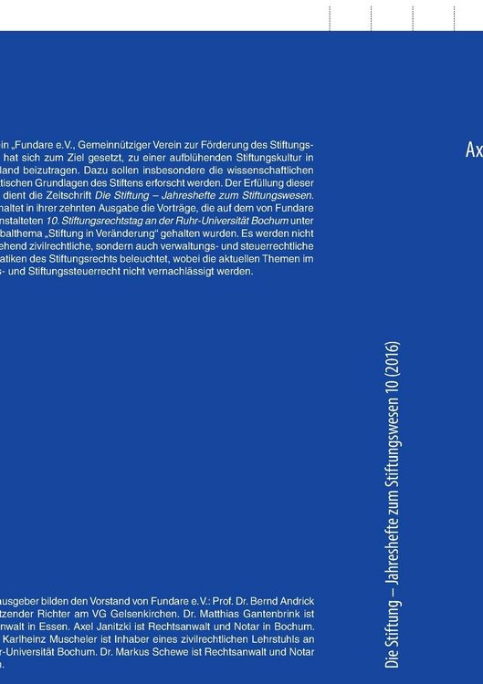 Produktbild: Die Stiftung