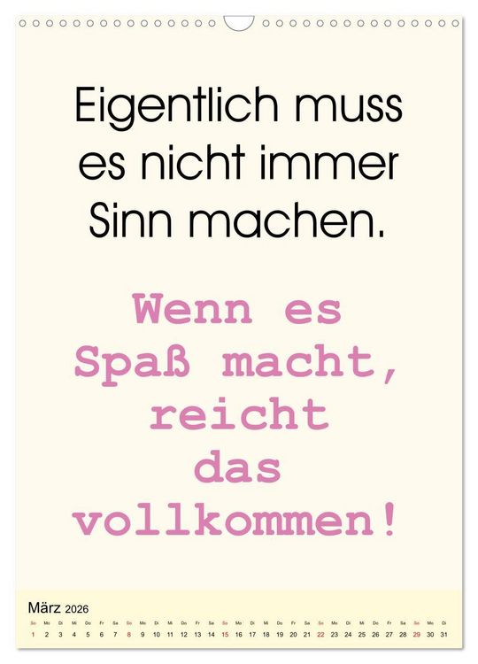 Produktbild: Spr&uuml;che-Kalender. Lustiges f&uuml;r die Familie! (Wandkalender 2026 DIN A3 hoch), CALVENDO Monatskalender